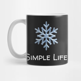 Simple Life - Snowflake Mug